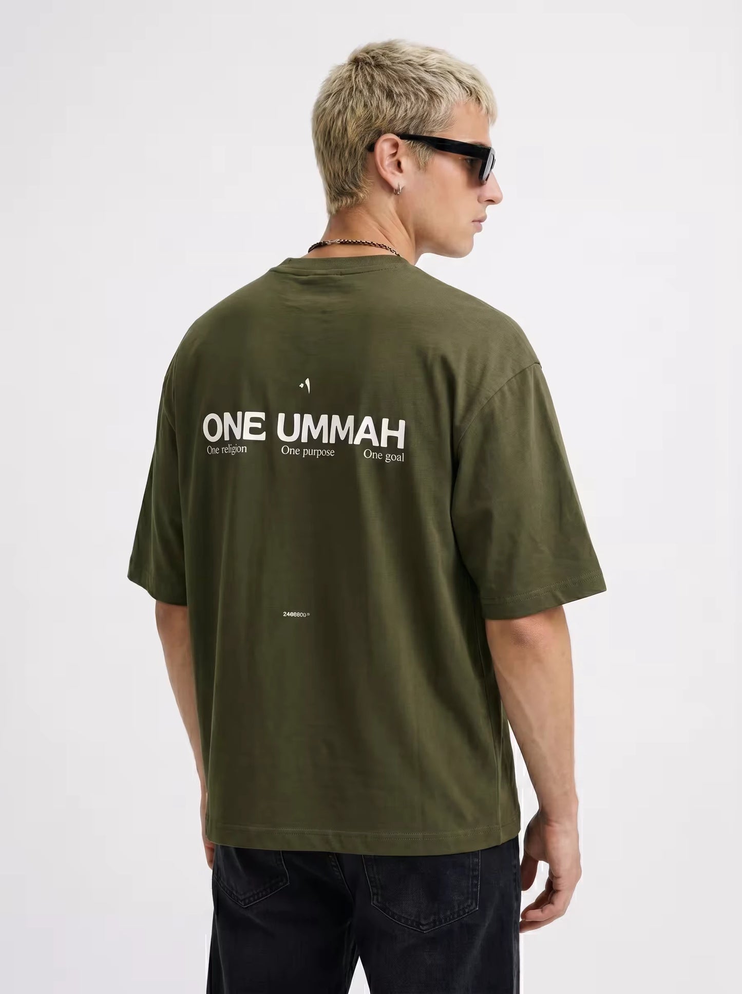 One Ummah Oversized Graphic T-Shirt