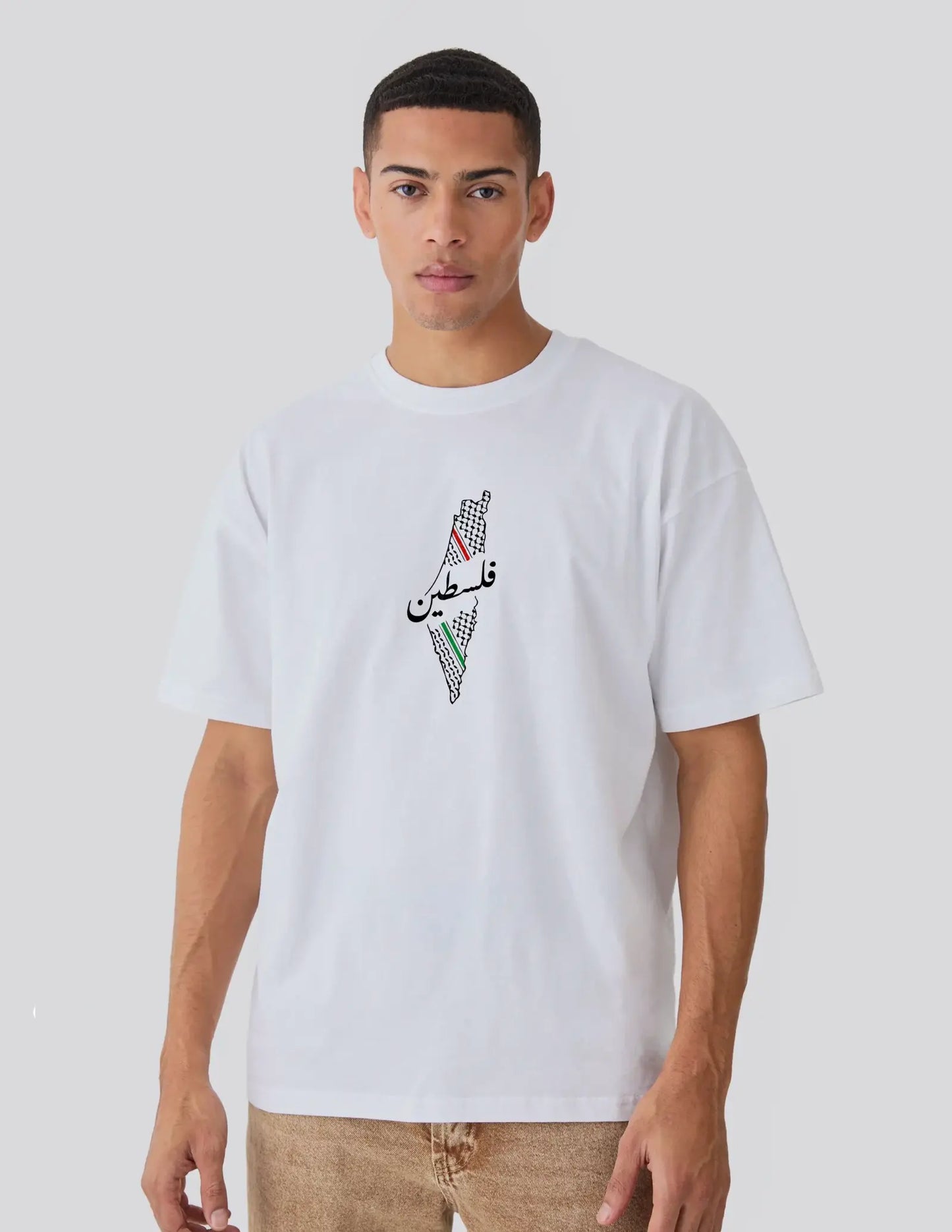 Palestine Map Design T-Shirt
