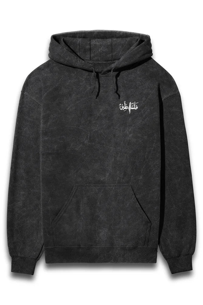 Palestine Acid Wash Hoodie