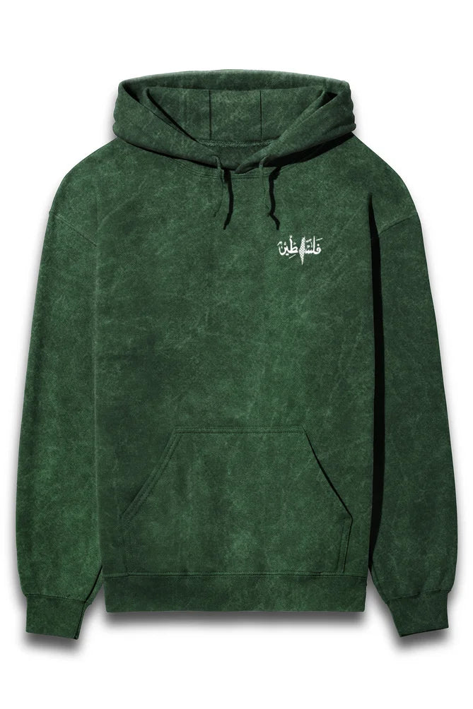 Palestine Acid Wash Hoodie