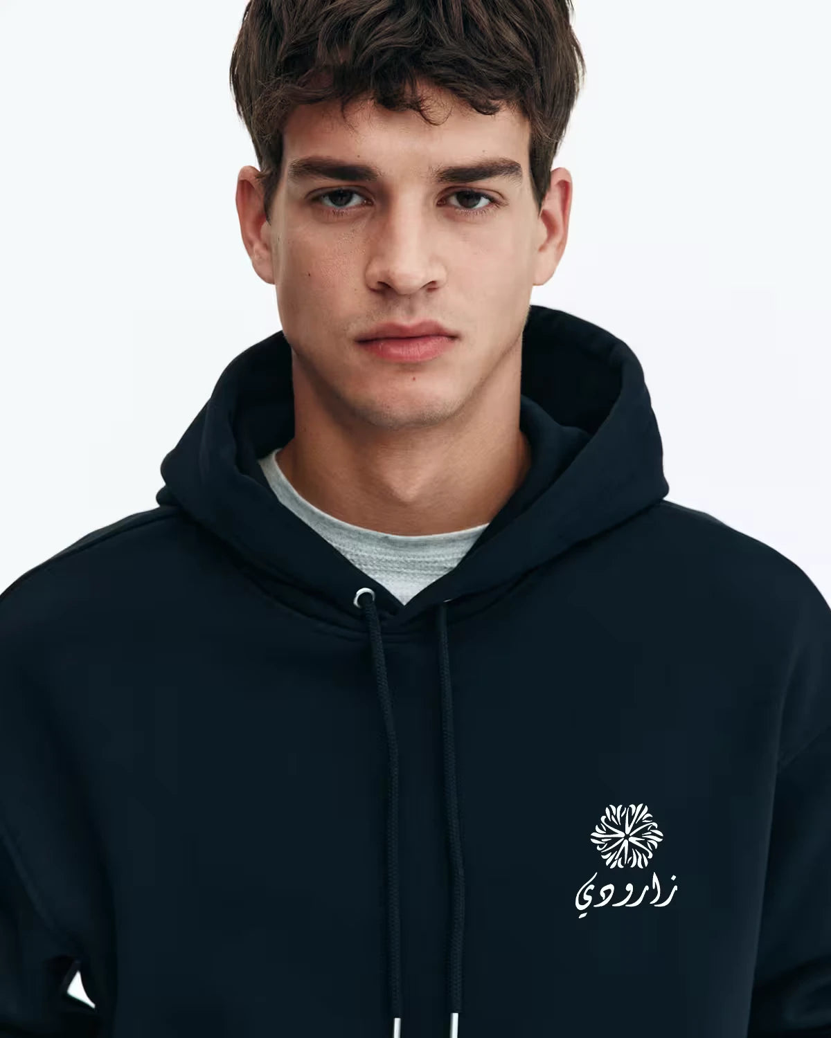 Army of Mahdi Hoodie Navy Blue – 400 GSM Oversized Hoodie by Zaroodi