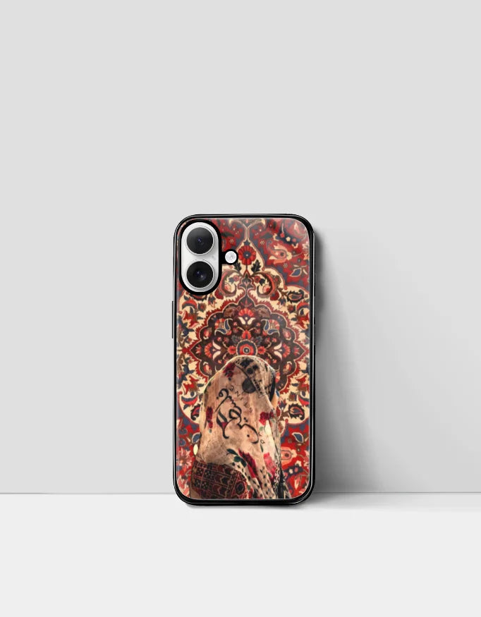 Persian Rug Phone Cover for iPhone – Palestine Calligraphy Design