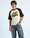 Golden Mustang Oversized Raglan Tee