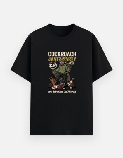 Cockroach Janta Party Logo T-Shirt